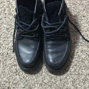CLOSET CLOSING Black Leather BASS Boots